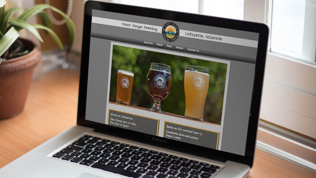 Front Range Brewery WordPress Website